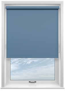Trinity (Blackout), Delph Blue - Twist&Fit Roller Blind